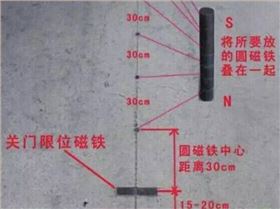 电动伸缩门导航磁铁