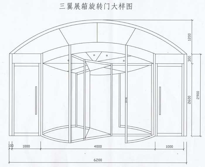 三翼旋转门